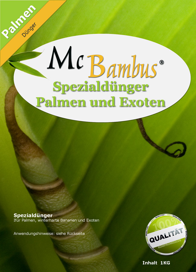 Mc-Bambus: Mc-Bambus Speziald�nger mit Langzeitwirkung f�r Palmen - Ort: Windeck